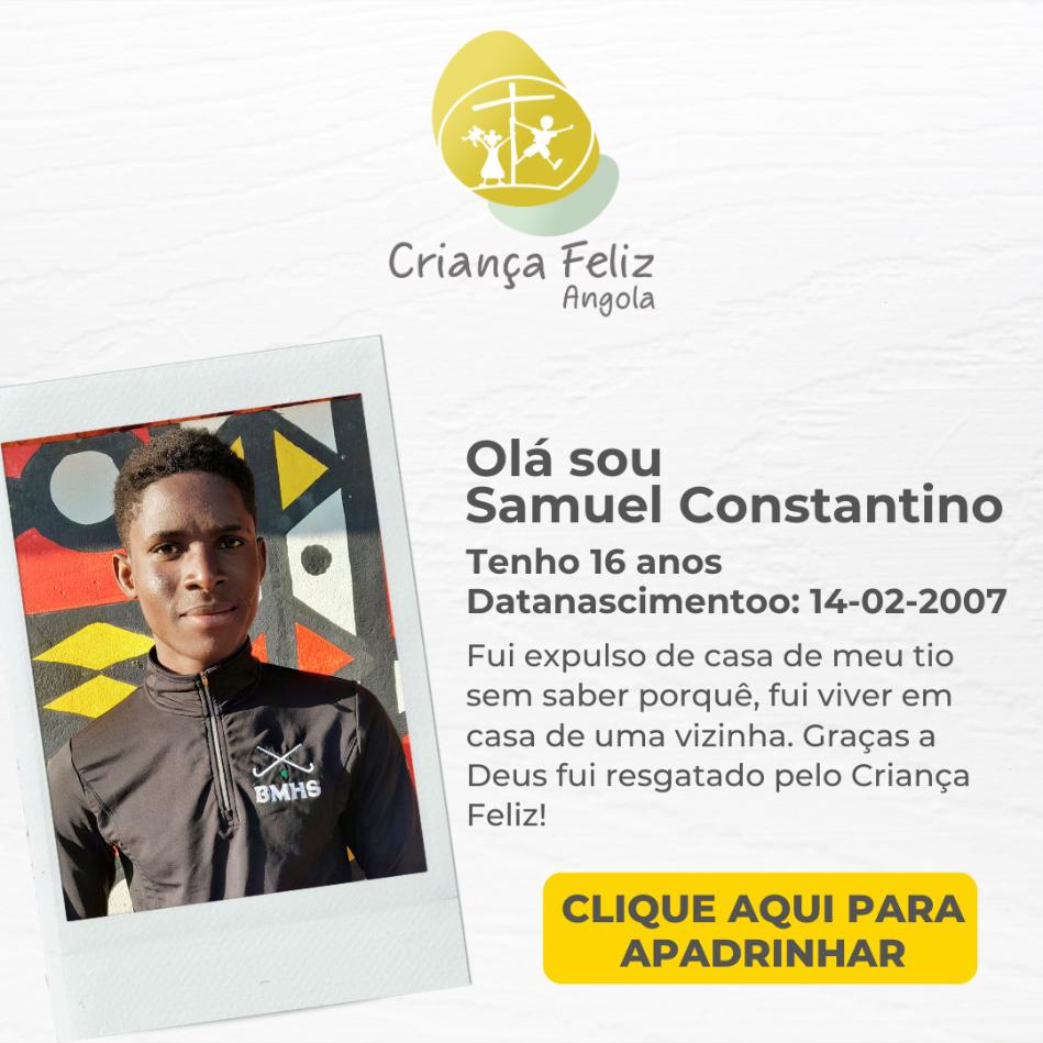 Samuel Constantino - Aldeia Criança Feliz