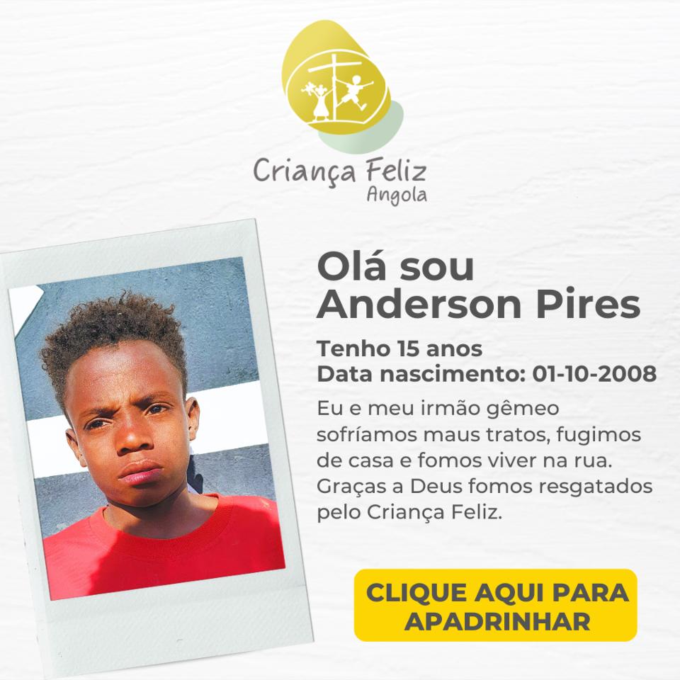 Anderson Pires - Criança Feliz Angola