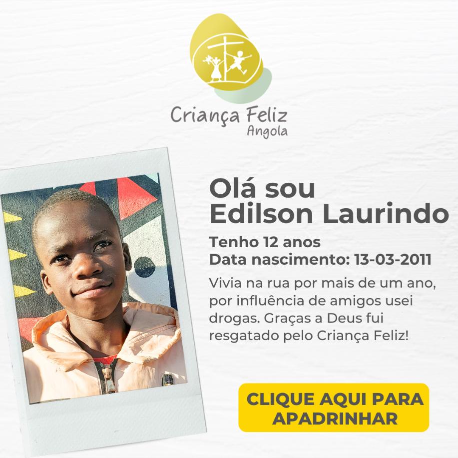 Edilson Laurindo - Criança Feliz Angola